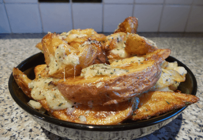 Cheesy Potato Wedges