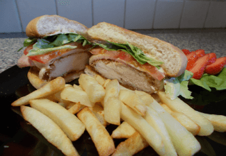 Img for Chicken Cordon Bleu Sandwiches